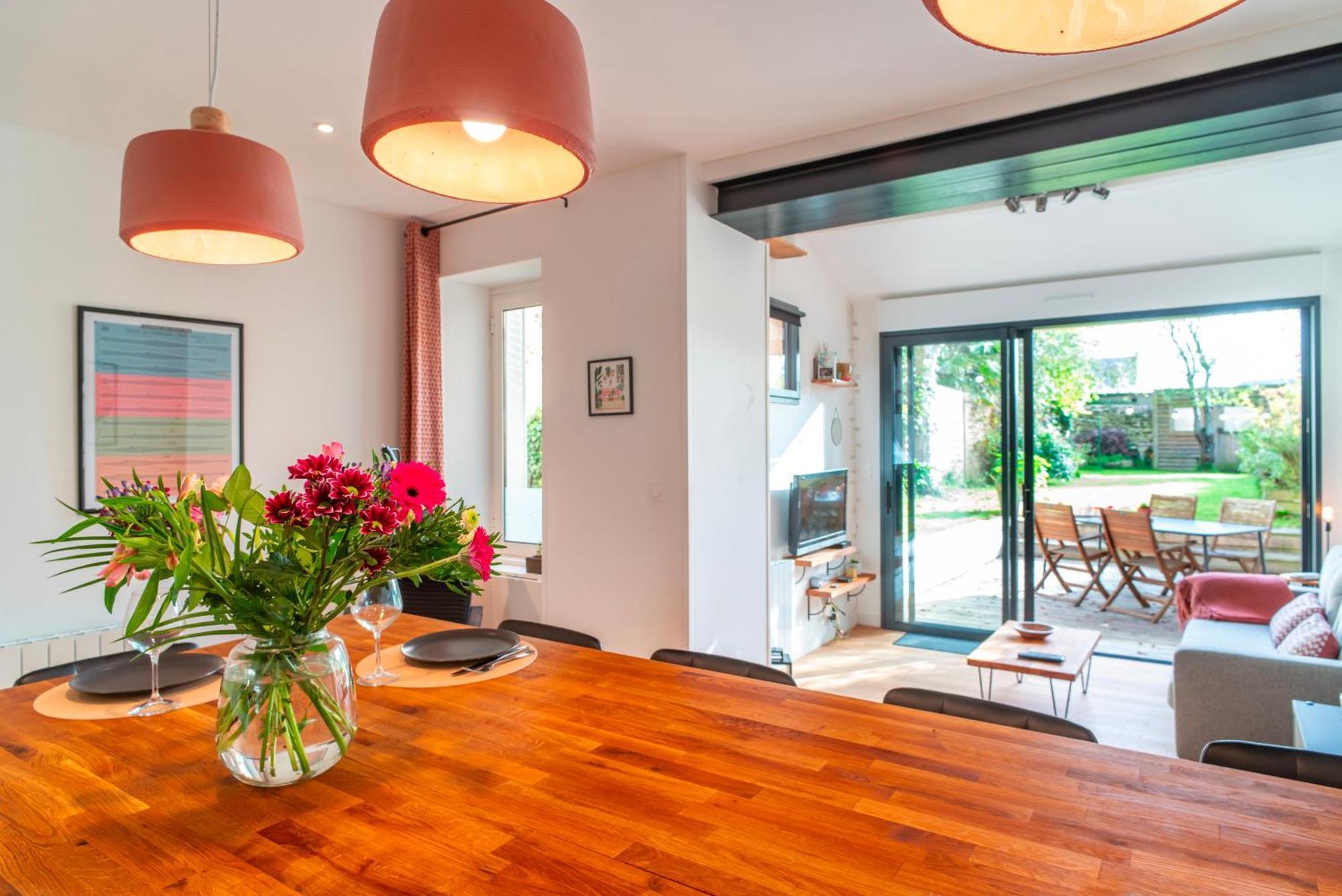 Escale Jardin - Joli Apt Proche Gare Avec Jardin Vannes Dış mekan fotoğraf